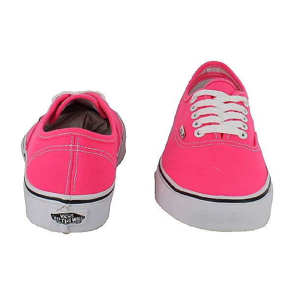 VANS CLASSIC AUTHENTIC SUPER NEON HOT PINK WHITE WOMENS US SIZE 7, MENS 5.5 eBay