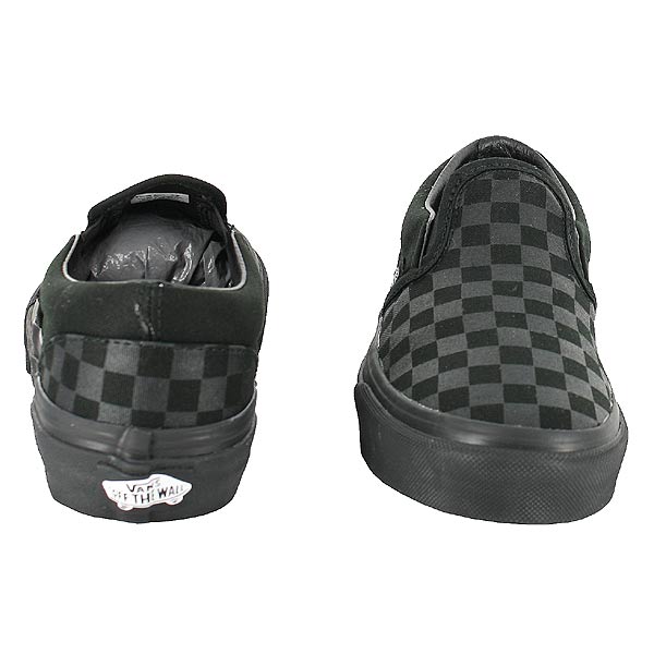 vans classic slip on black monochrome checkerboard vans classic slip on black monochrome checkerboard