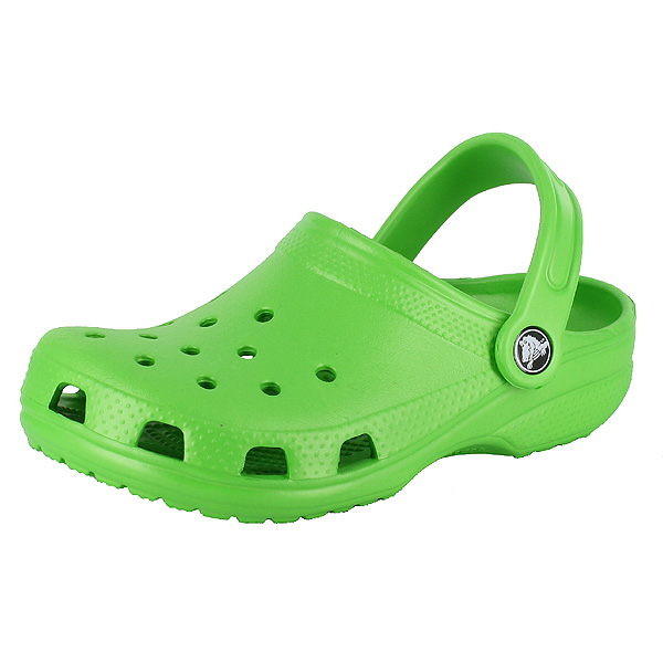 CROCS CLASSIC CAYMAN LIME GREEN KIDS US SIZE M2 / W4