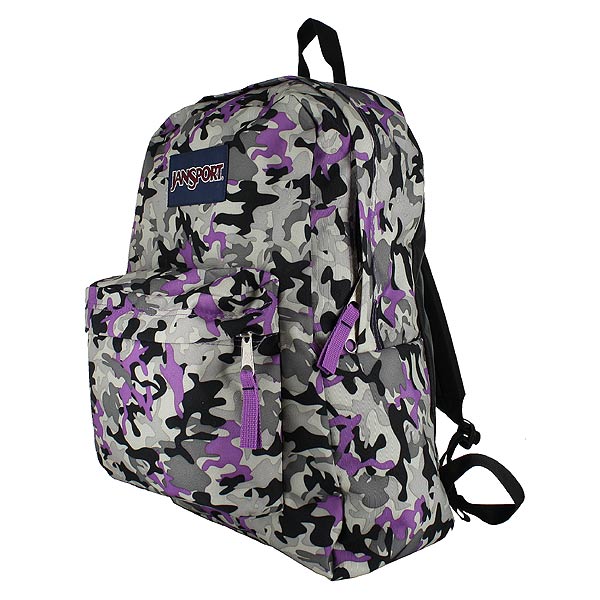 JANSPORT SUPERBREAK BACKPACK PURPLE CAMO NEW COLOR! eBay